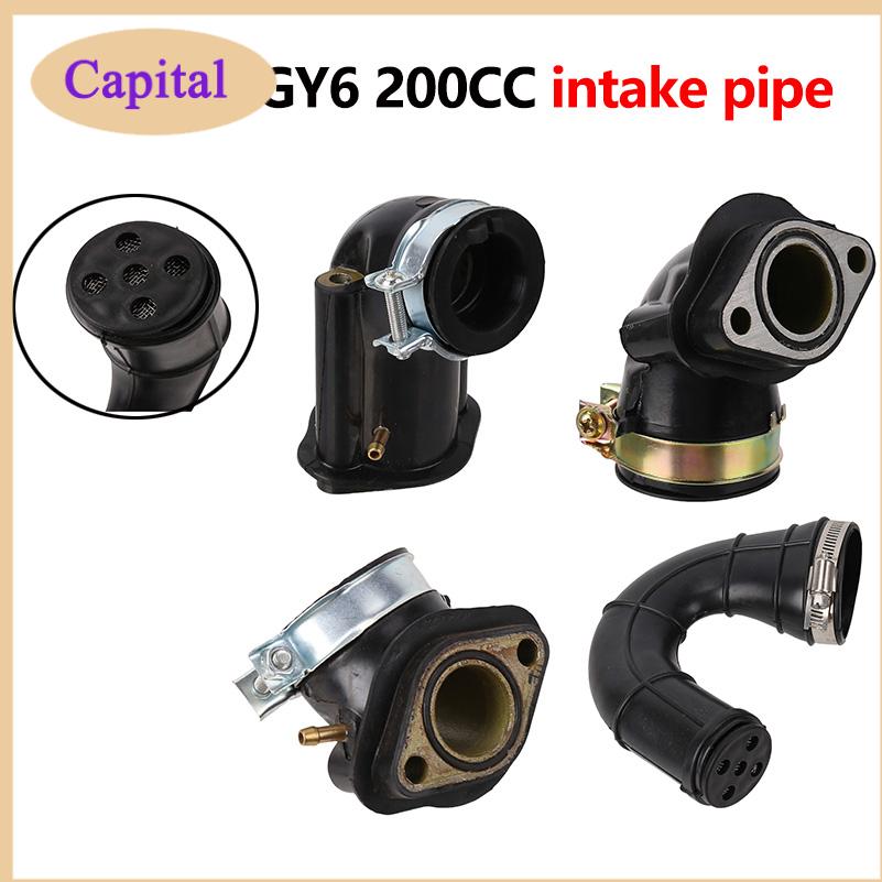 Motorcycle Carburetor - キャブレターインテークマニホールドパイプ ATV 部品 GY6 150CC-200CC スクーター
