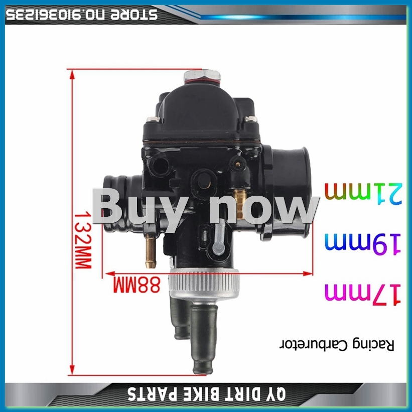 オートバイキャブレター PHBG 21MM AD キャブレタ - Motorcycle Carburetor のレビューと価格