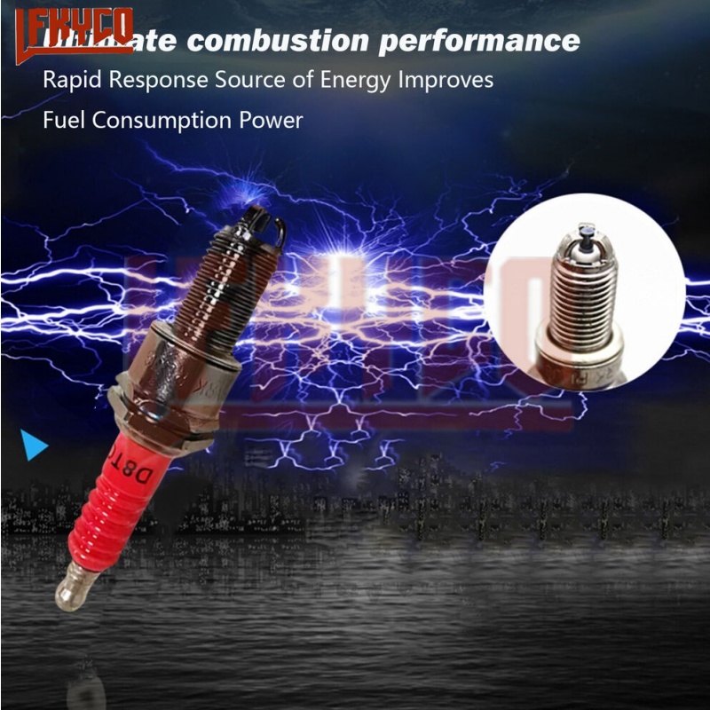 オートバイ用d8tcスパークプラグ、3要素、125cc、15 - Motorcycle Spark Plug のレビューと価格