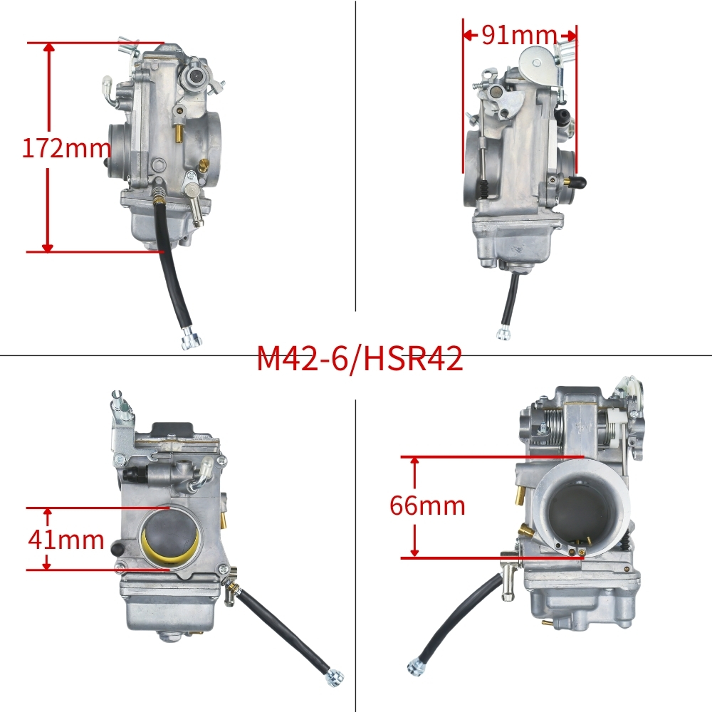 ミクニ HSR42 HSR45 HSR48 4t アクセラレ - Motorcycle Carburetor のレビューと価格