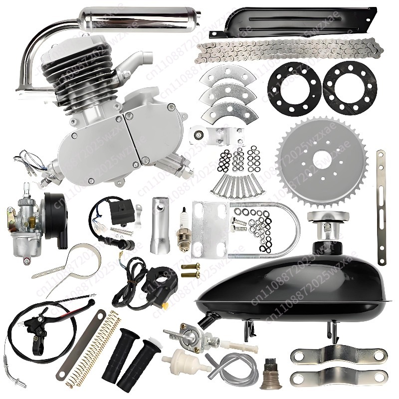自転車改造パーツ 2ストローク 50 80 100CCエンジ - Motorcycle Engine Kit のレビューと価格